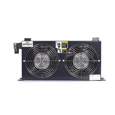 60L OEM Hydraulic Mini Air Cooler Air-Πλάκα ψυγείου με ψύξη λαδιού-Εναλλάκτης θερμότητας πτερυγίων με ηλεκτρικό ανεμιστήρα 12/24V 220/380V